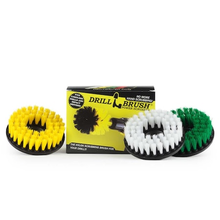 Drill Brush Power Scrubber By Useful Products 7 in W 5 in L Brush, Variety 5in-S-GWY-H-DB